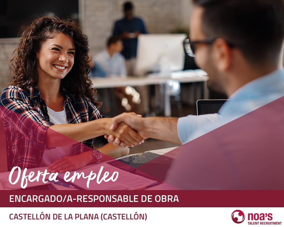 Encargado/a-responsable de obra