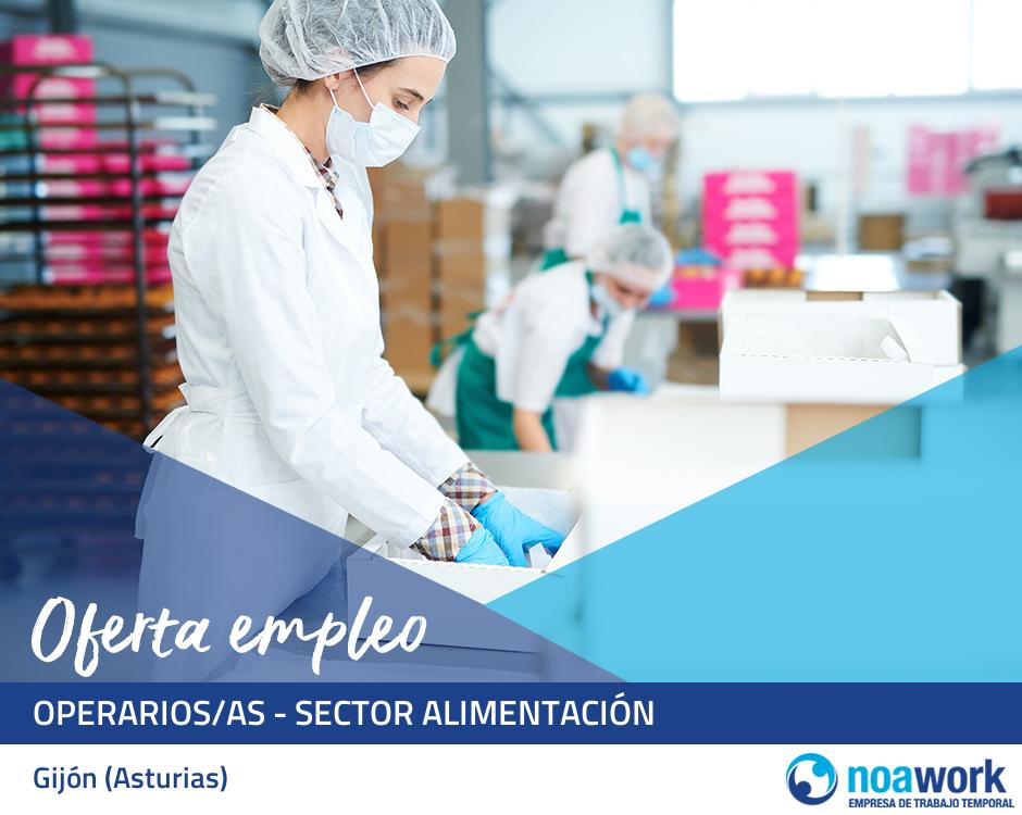 Operarios/as - sector alimentación