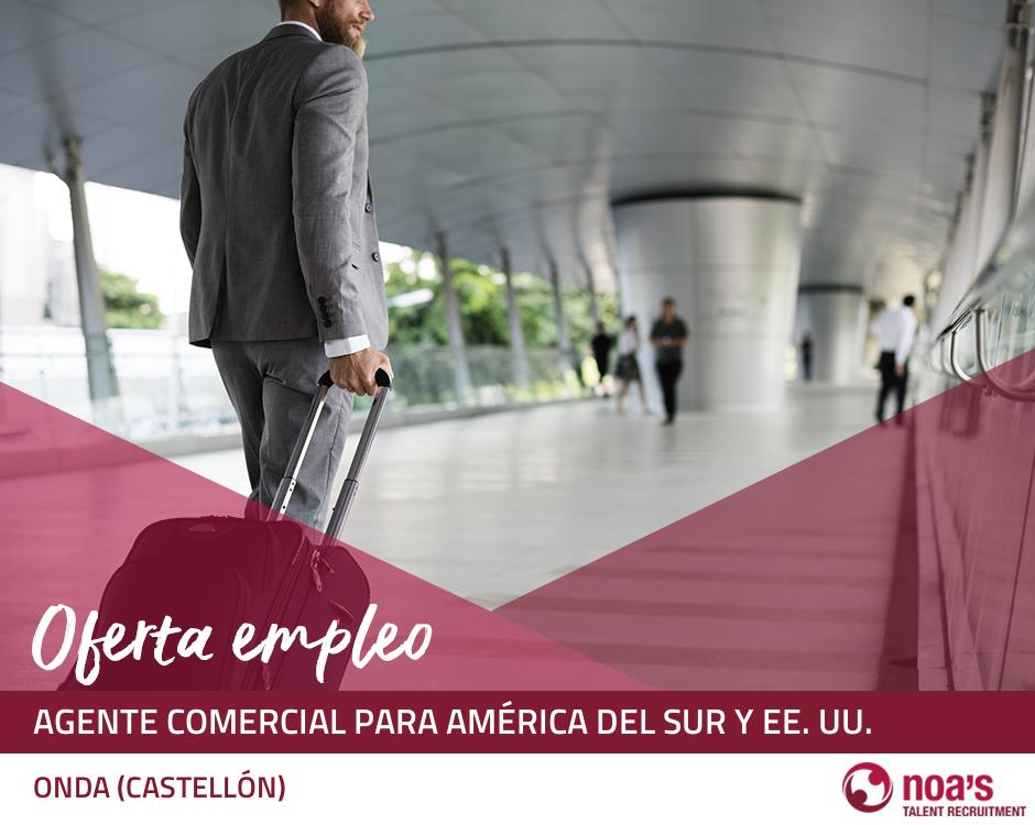 Agente comercial para américa del sur y ee. uu.