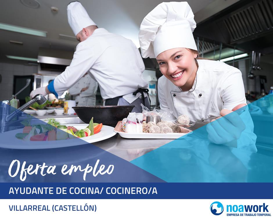 Ayudante de cocina/ cocinero/a