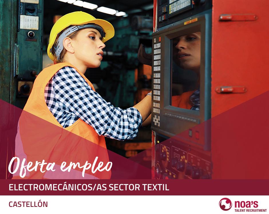 Electromecánicos/as sector textil