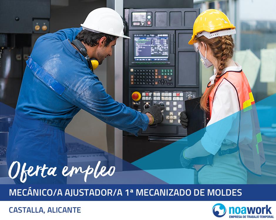 Mecánico/a ajustador/a 1ª mecanizado de moldes