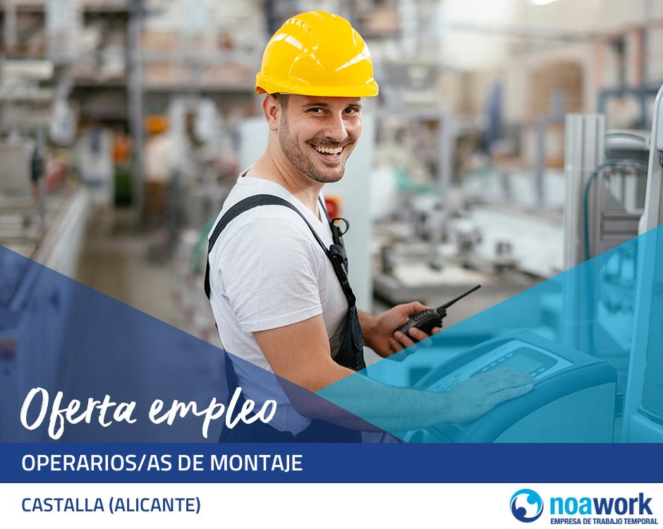 Operarios/as de montaje