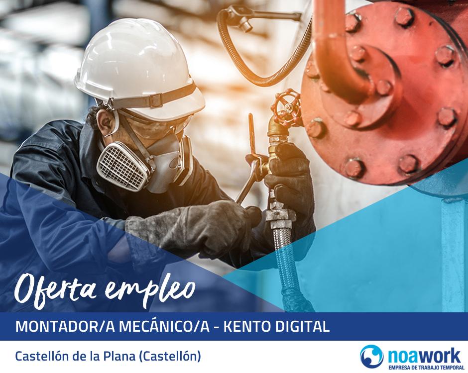 Montador/a mecánico/a - kento digital