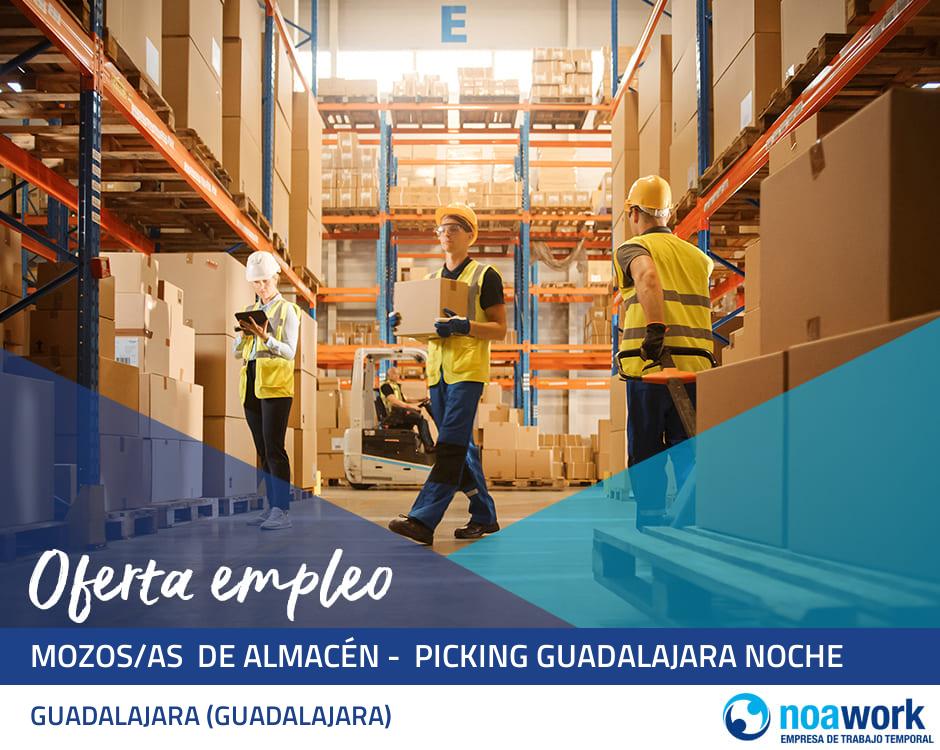 Mozos/as  de almacén -  picking guadalajara noche