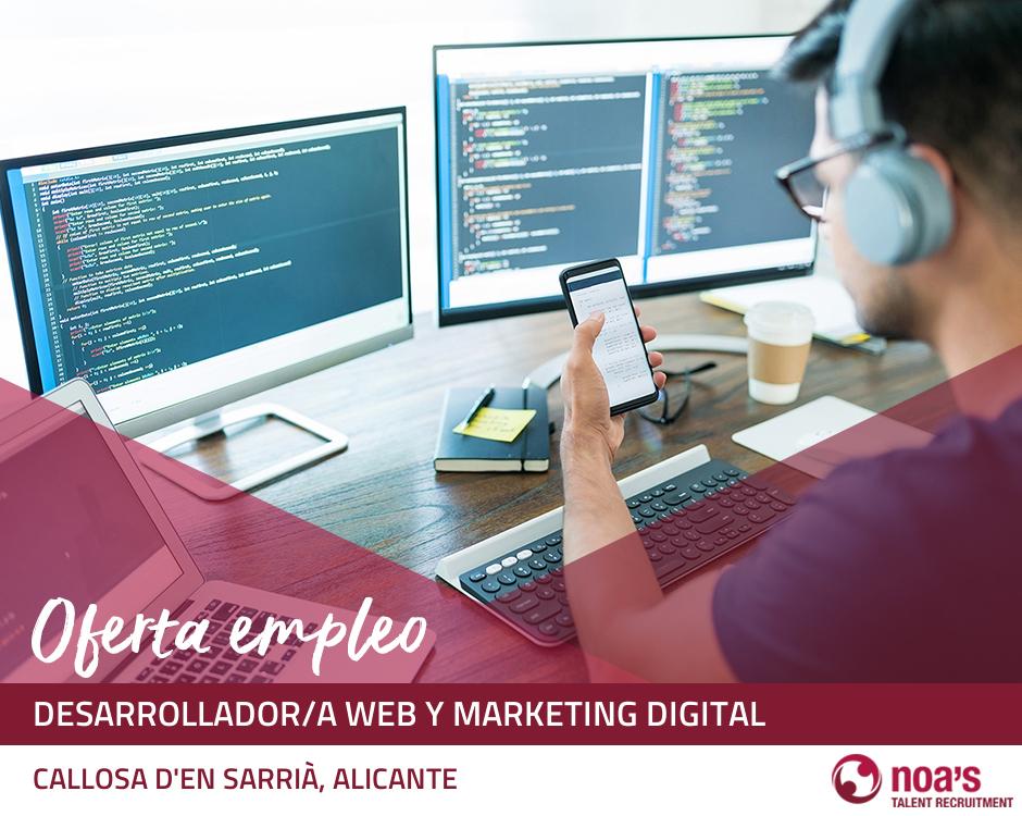 Desarrollador/a web y marketing digital