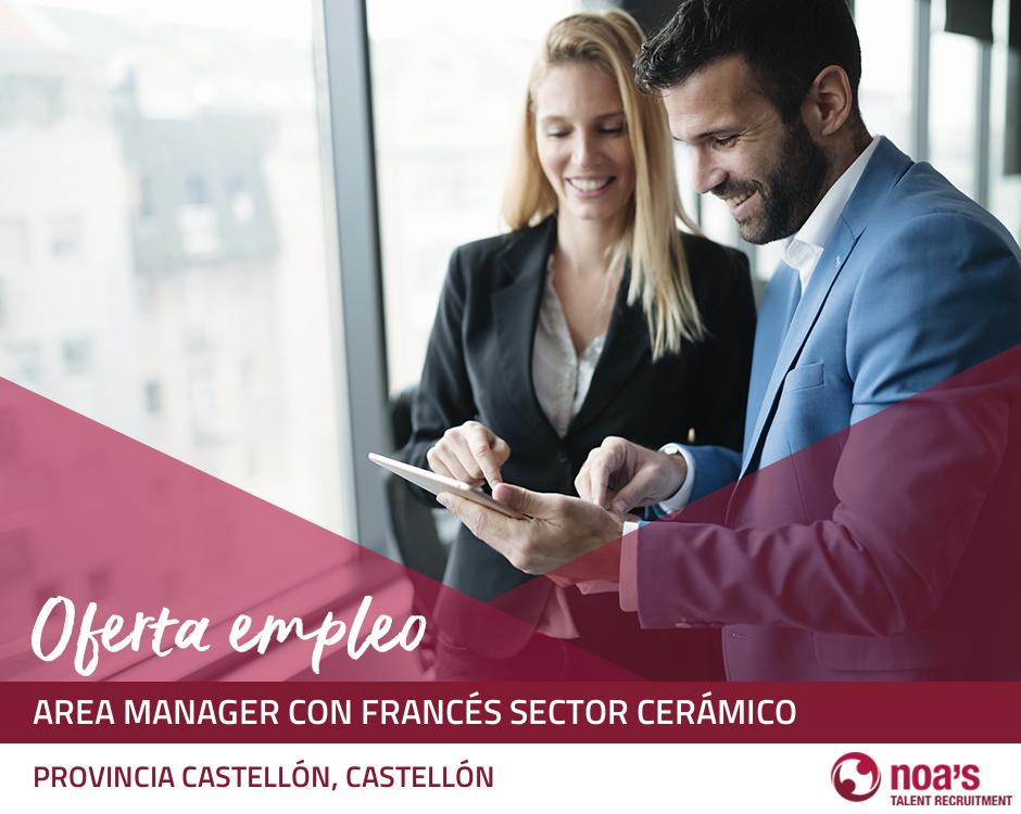 Area manager con francés sector cerámico