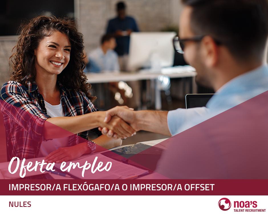 Impresor/a flexógafo/a o impresor/a offset