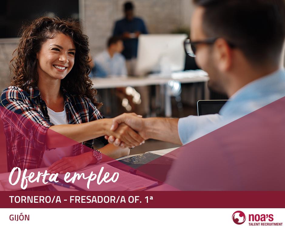 Tornero/a - fresador/a of. 1ª