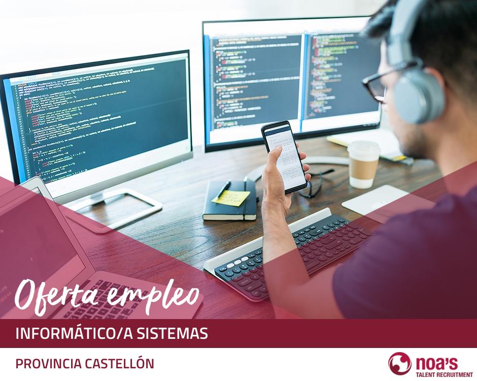 ETT PROVINCIA CASTELLÓN Informático/a sistemas