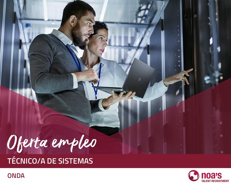 ETT ONDA Técnico/a de sistemas 
