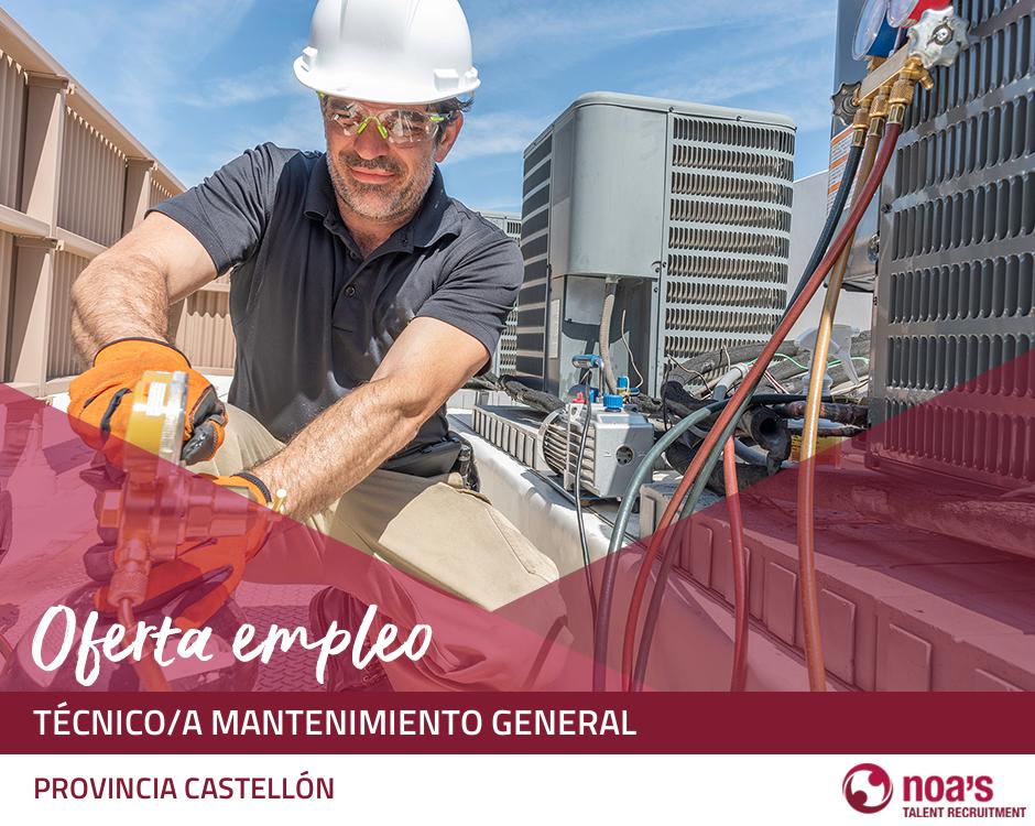 ETT PROVINCIA CASTELLÓN Técnico/a mantenimiento general 