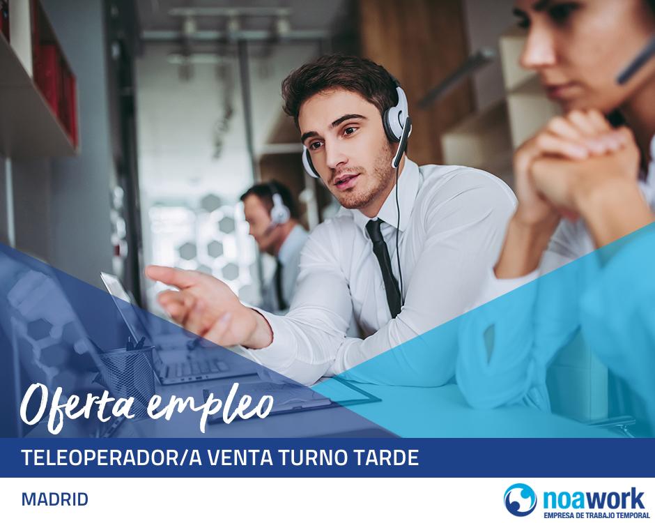 Teleoperador/a venta turno tarde
