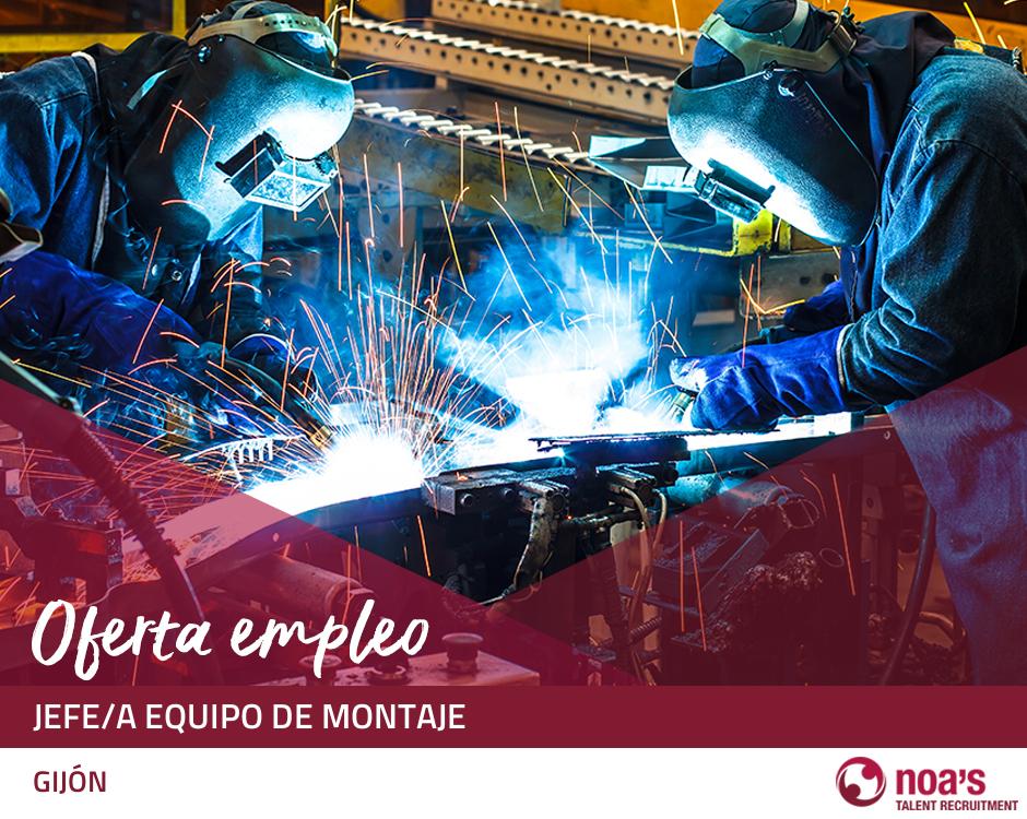 Jefe/a equipo de montaje