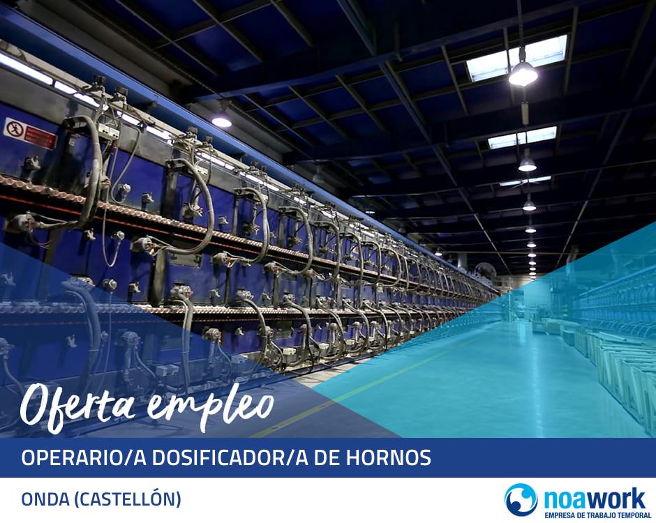 Operario/a dosificador/a de hornos