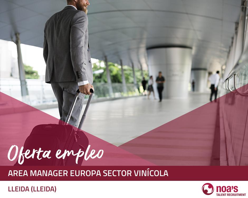 Area manager europa sector vinícola