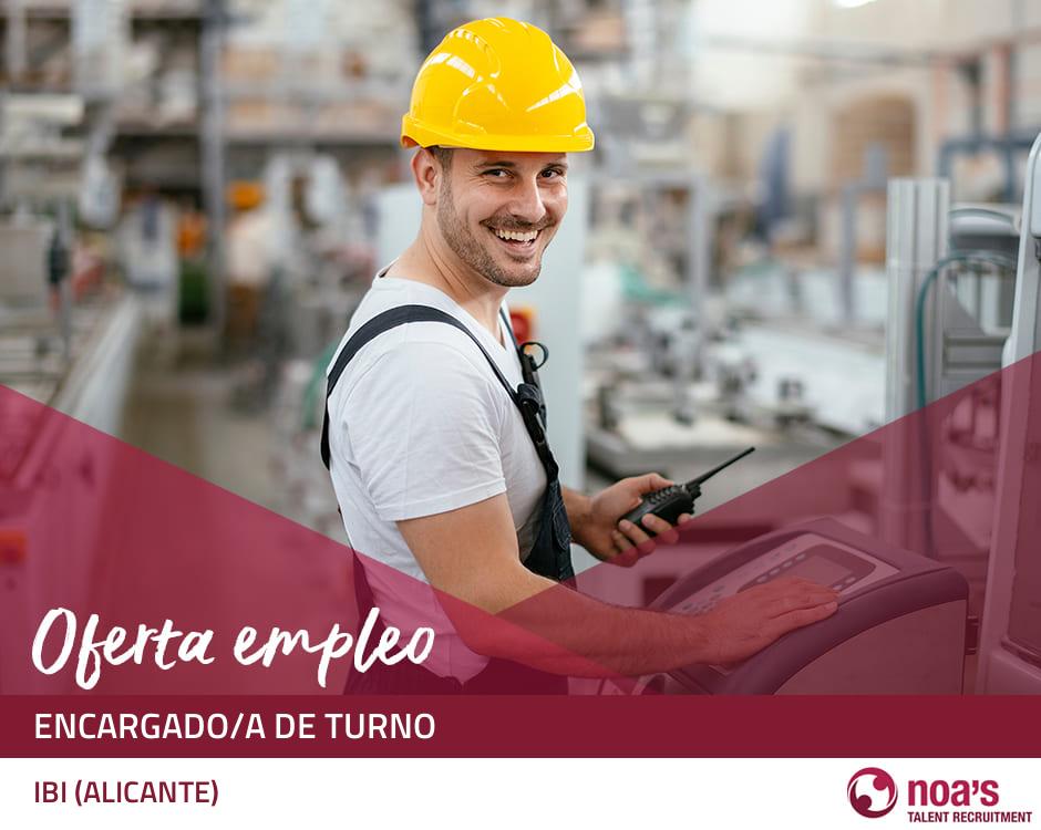 Encargado/a de turno