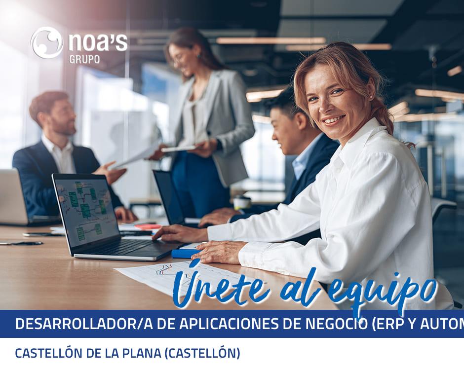 Desarrollador/a de aplicaciones de negocio (erp y automatización)