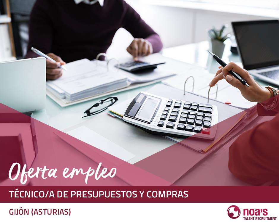 Técnico/a de presupuestos y compras