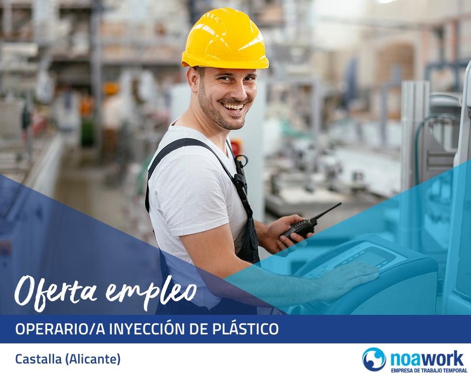 Operario/a inyección de plástico