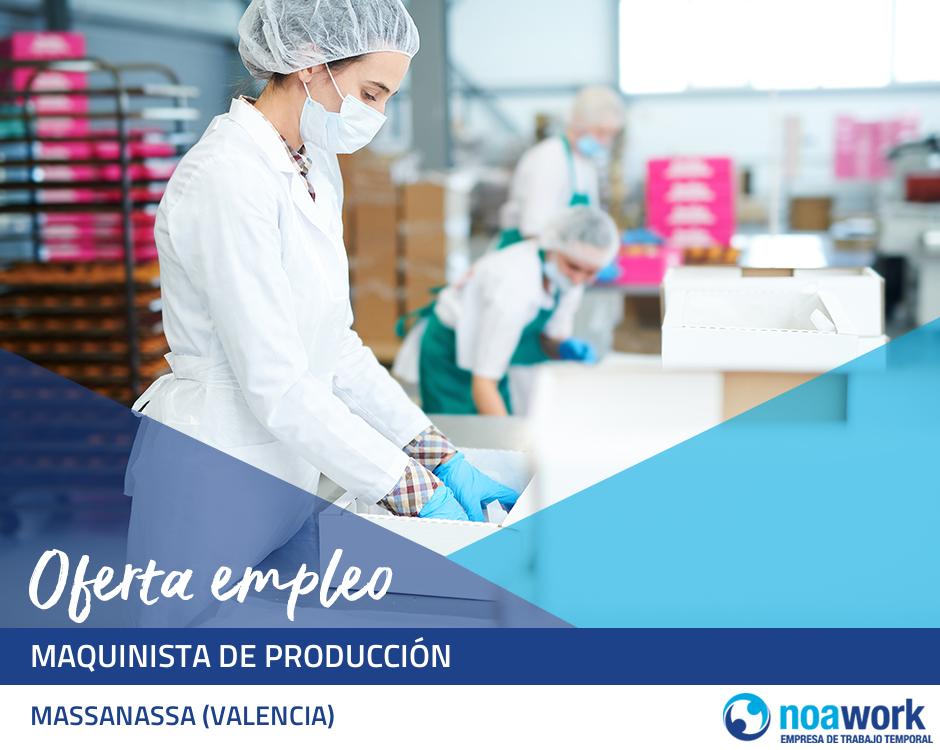 Maquinista de producción