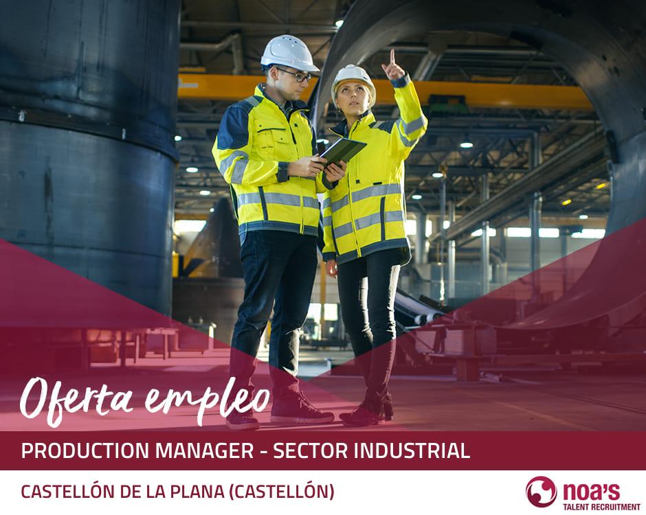 Production manager - sector industrial