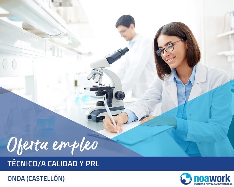 Técnico/a calidad y prl