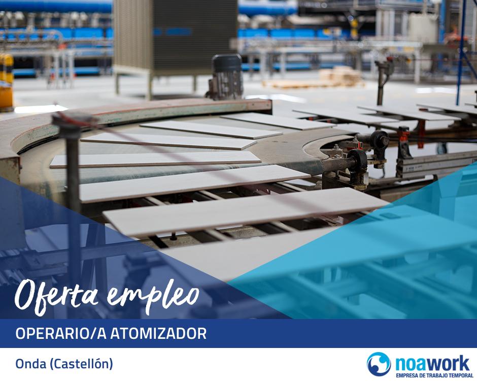 Operario/a atomizador