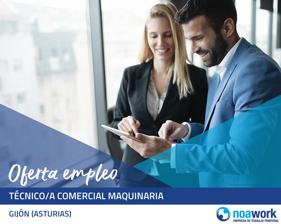 Técnico/a comercial maquinaria
