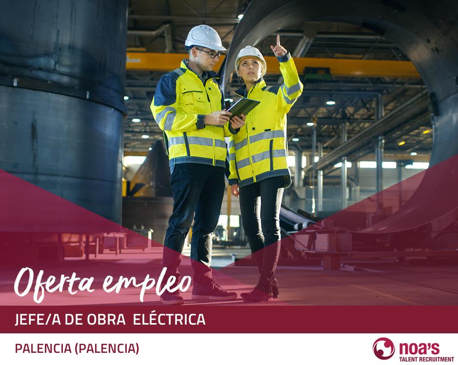 Jefe/a de obra  eléctrica