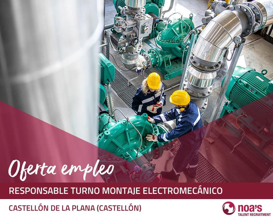 Responsable turno montaje electromecánico