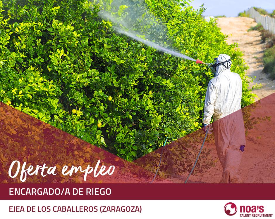 Encargado/a de riego