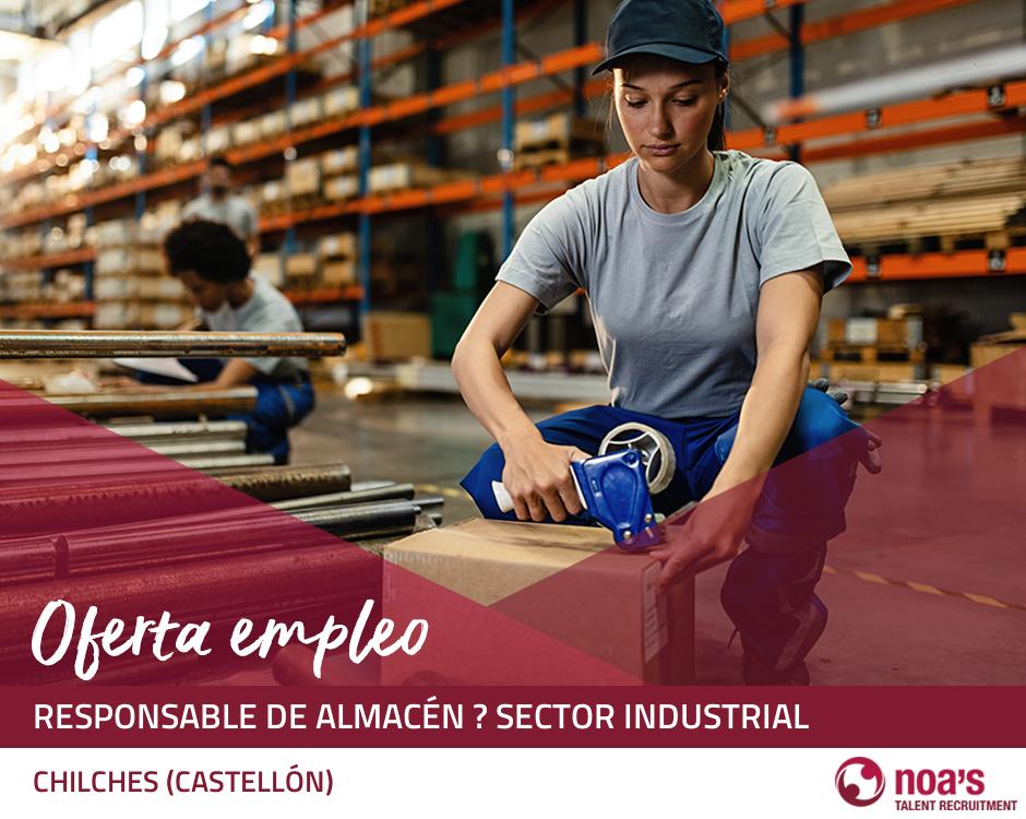 Responsable de almacén – sector industrial