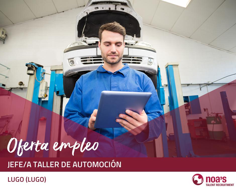 Jefe/a taller de automoción