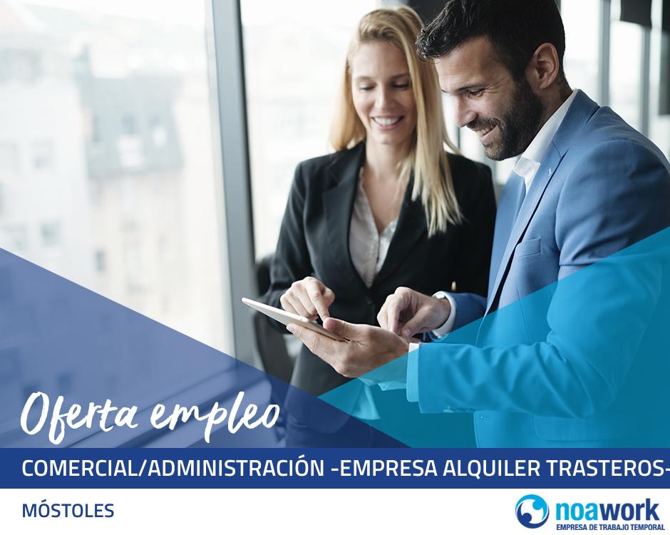 Comercial/administración -empresa alquiler trasteros-