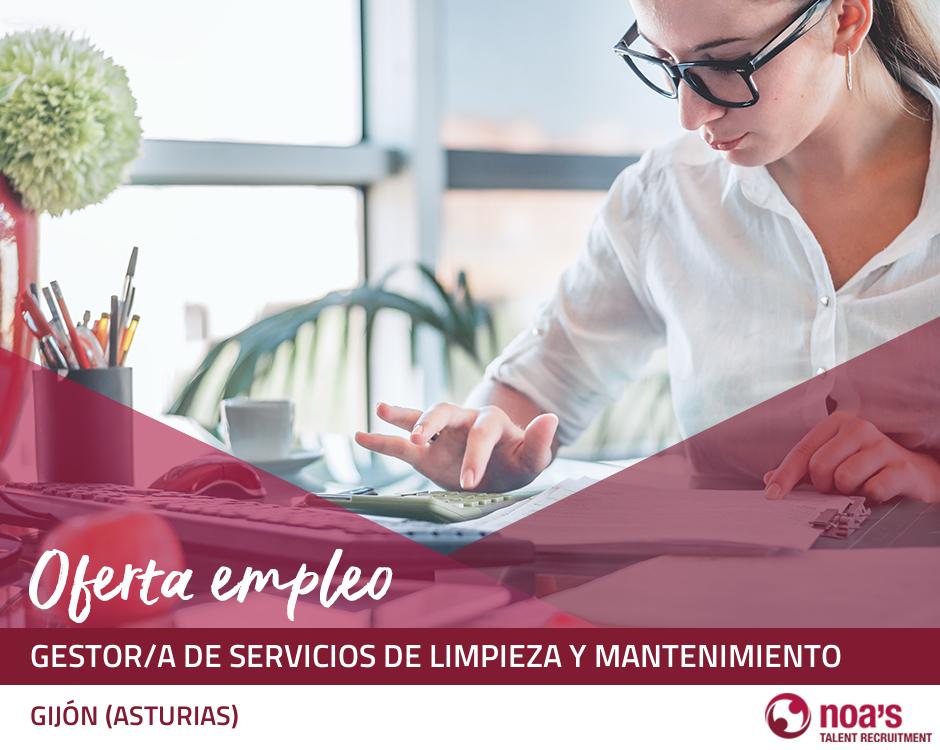 Gestor/a de servicios de limpieza y mantenimiento