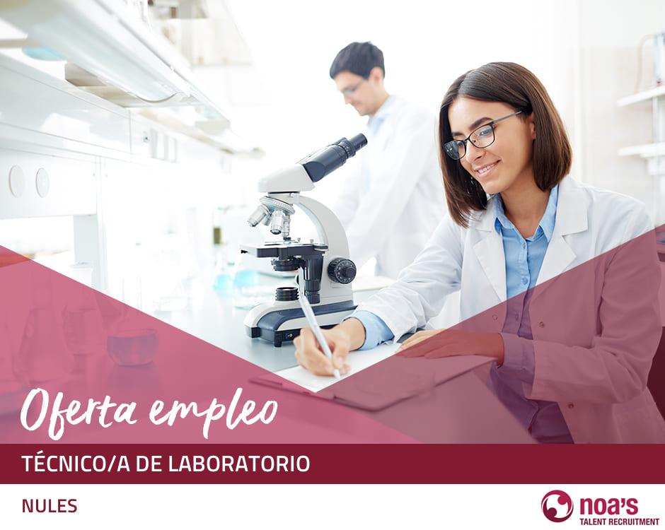 Técnico/a de laboratorio
