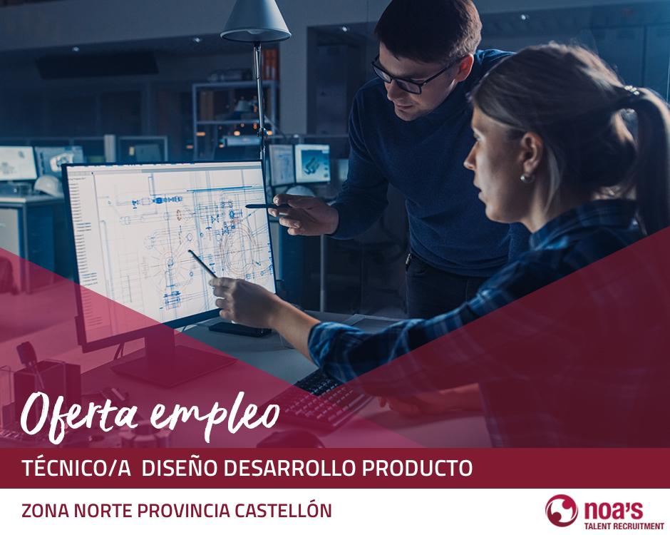 Técnico/a  diseño desarrollo producto