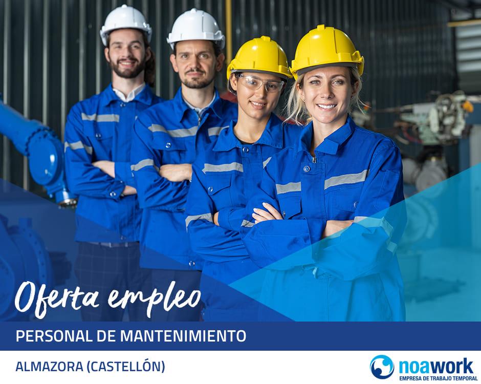 Personal de mantenimiento