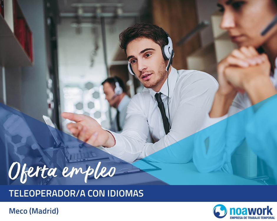 Teleoperador/a con idiomas