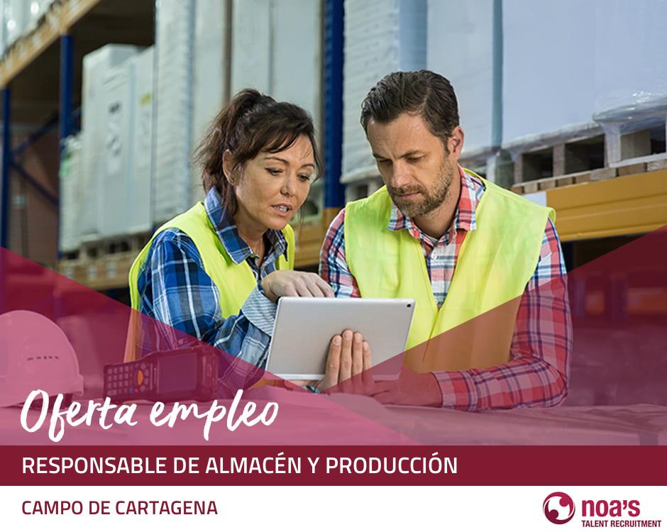 Responsable de almacén y producción