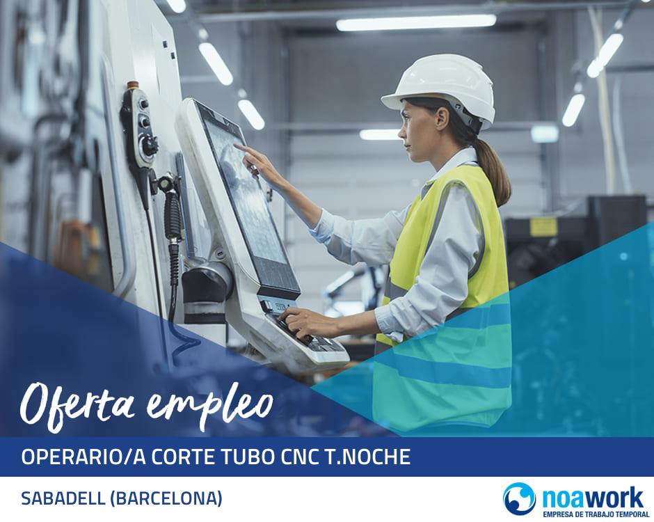 Operario/a corte tubo cnc t.noche