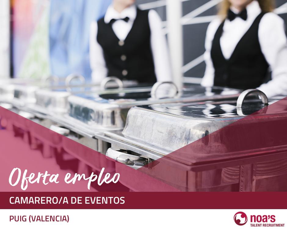 Camarero/a de eventos