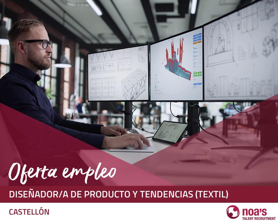 Diseñador/a de producto y tendencias (textil)