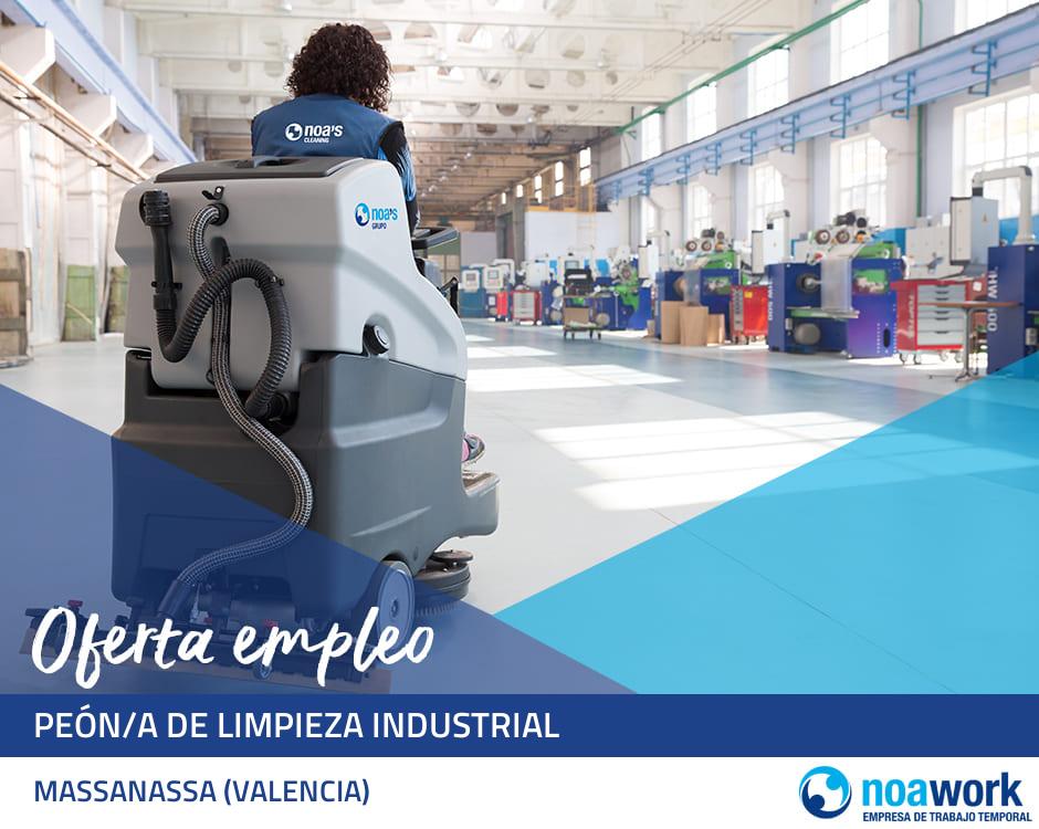 Peón/a de limpieza industrial