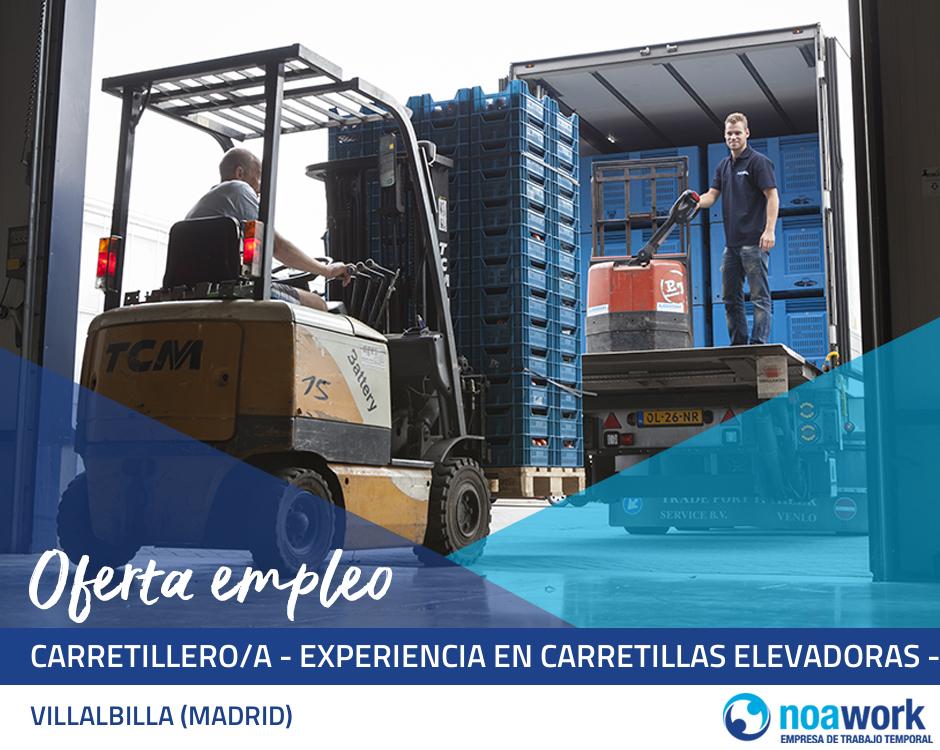 Carretillero/a - experiencia en carretillas elevadoras -