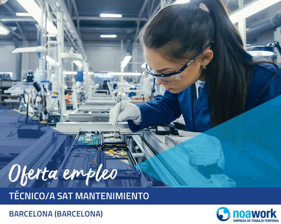 Técnico/a sat mantenimiento