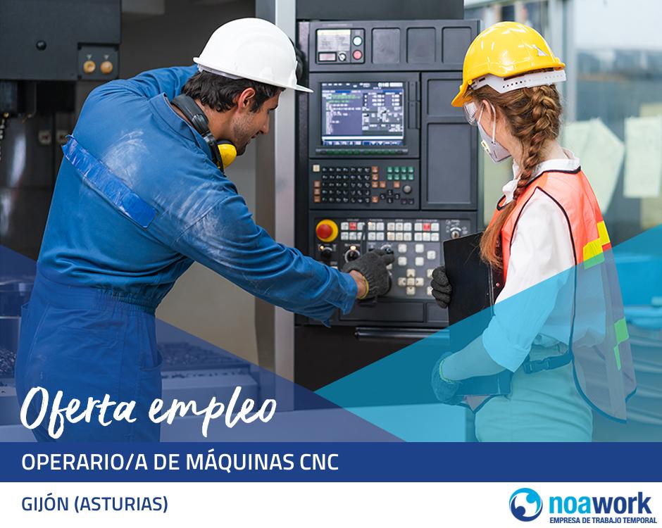 Operario/a de máquinas cnc