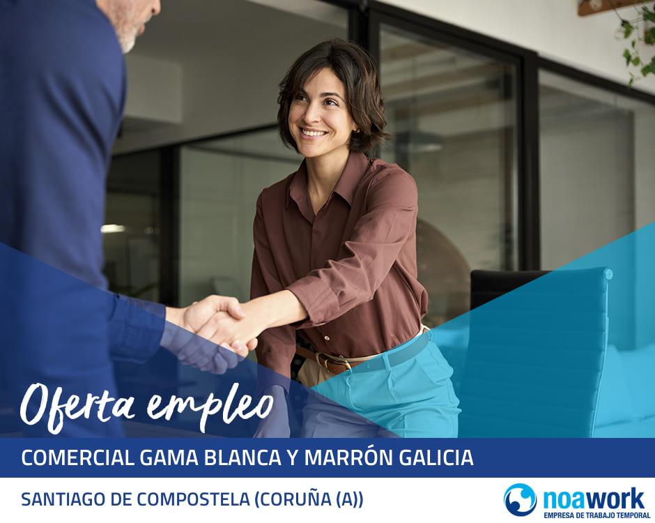 Comercial gama blanca y marrón galicia
