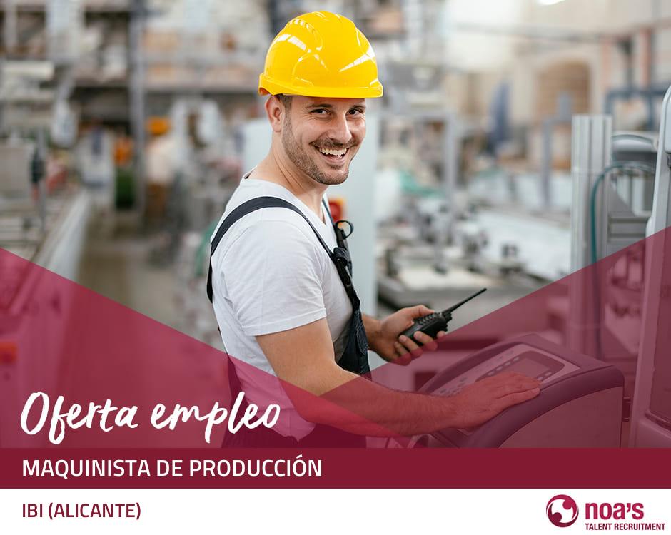 Maquinista de producción